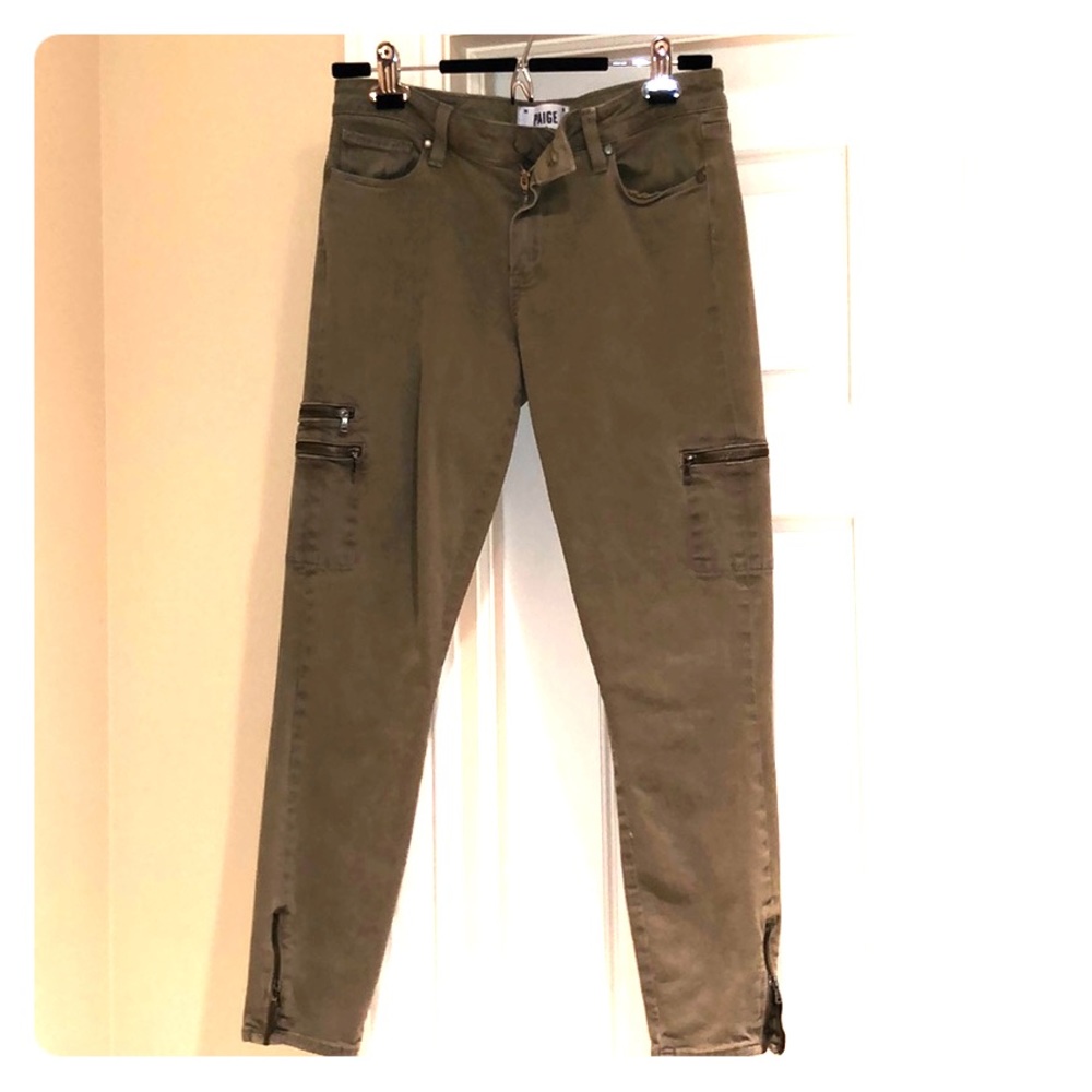 Olive green Paige pants